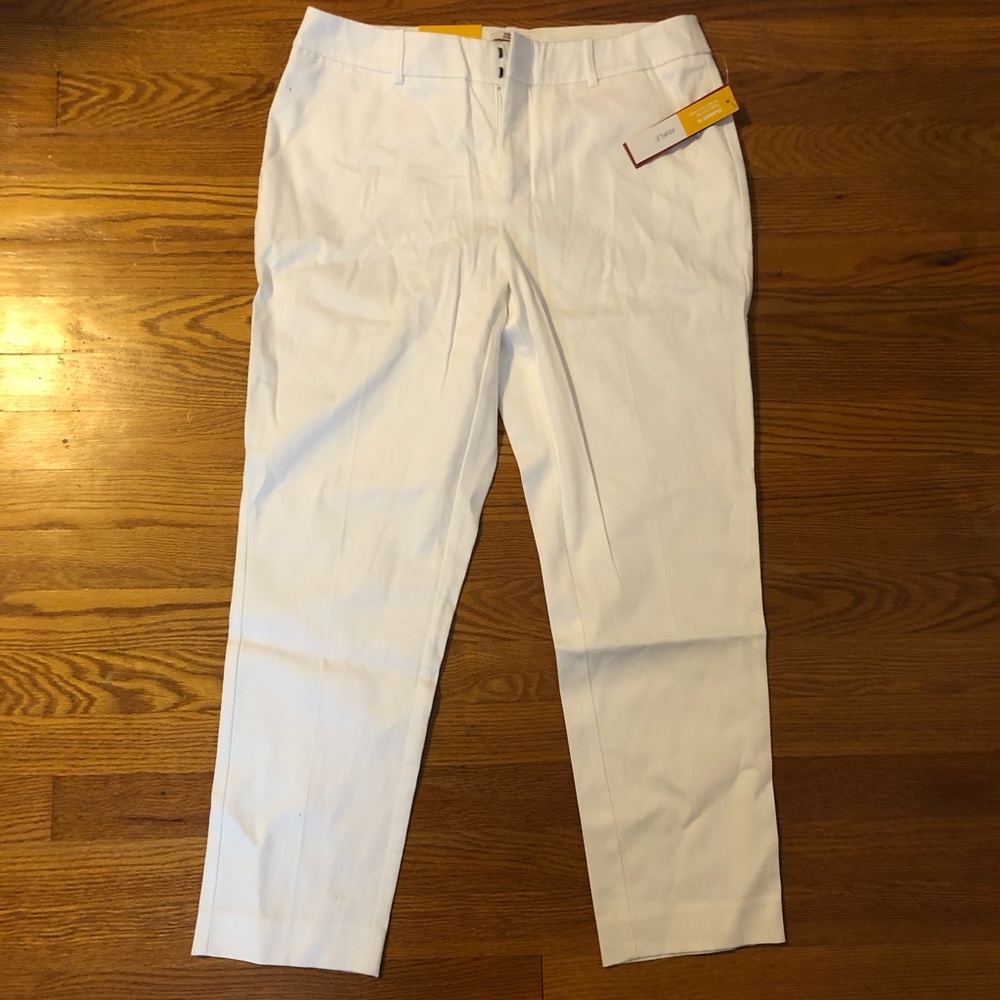 NWT Merona White Classic Fit Pants